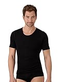 Trigema Herren 6851052 Unterhemd, Schwarz (schwarz 008), Large (Herstellergröße: 7) (2er Pack)