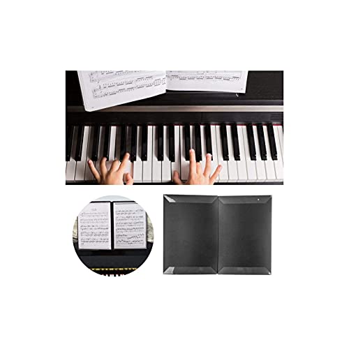 6 Pages Waterproof Sheet Music Storage, Sheet Music Folder, Extension Clip, For Piano Guitar #TOP5