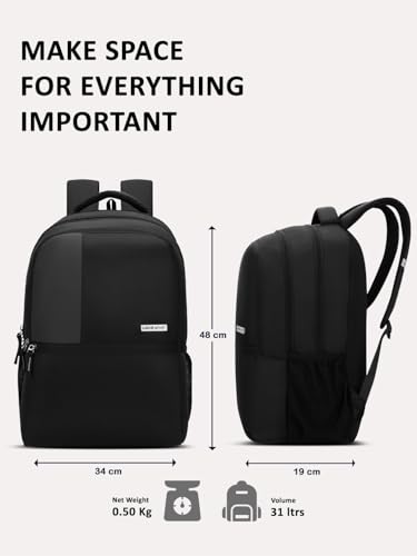 Image of Lavie Sport 31L Alpha | 19 Inch | Fits Upto 15 Inch Laptop Backpack | Laptop Compatiable | College Bag | For Men & Women