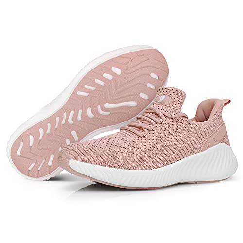 Flysocks Women's Casual Sneaker, A-Meat Pink, 10