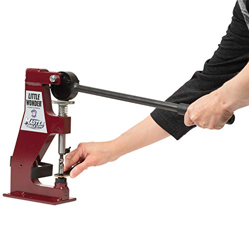 Weaver Leather Little Wonder Hand-Opperated Leather Riveter for Leather Working/Crafting, Red