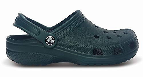 Image of Crocs unisex adult Men's and Women's Classic (Retired Colors) Clog, Evergreen, 15 Women 13 Men US