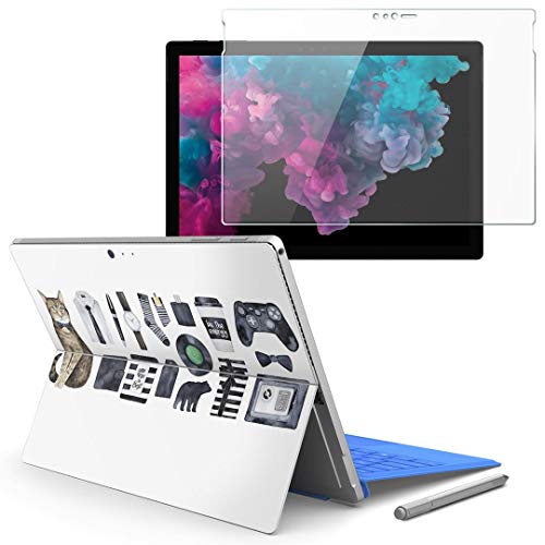 igsticker Surface pro6 pro2017 pro4 ��p�X�L���V�[�� �K���X�t�B���� �Z�b�g �t���ی� �t�B���� �X�e�b�J�[ �A�N�Z�T���[ �ی� 015510 �L ���m�N�� �Q�[�� �G �菑��