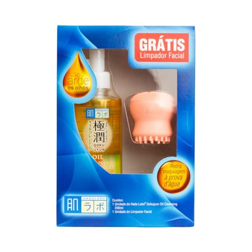 Oléo de Limpeza demaquilante Hada Labo® Cleansing Oil + Esponja de massagem facial