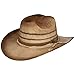 Produktbild Stetson Caluca Western Toyo Strohhut Sommerhut Sonnenhut Strandhut Cowboyhut Westernhut Herren/Damen - mit Lederband Frühling-Sommer - M (56-57 cm) Hellbraun