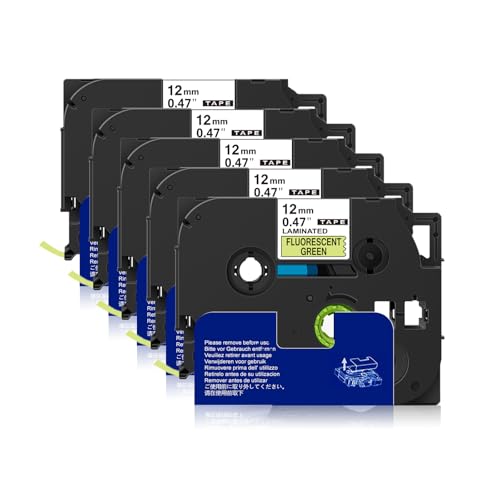 Sluxjet ݊ s[^b` e[v 12mm uΒn TZe-D31 Tz-D31 ev uU[H s[^b`L[u P-touch ėp e[vJ[gbW 8m P^b` @Ή PT-P710BT PT-2500PC 5