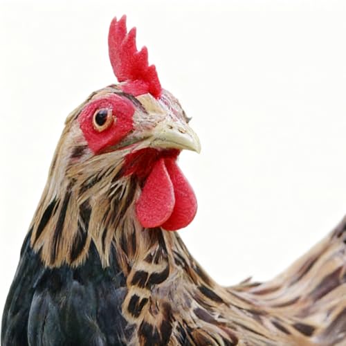 Figurine de poulet de 24 cm en résine robuste et résistante aux intempéries