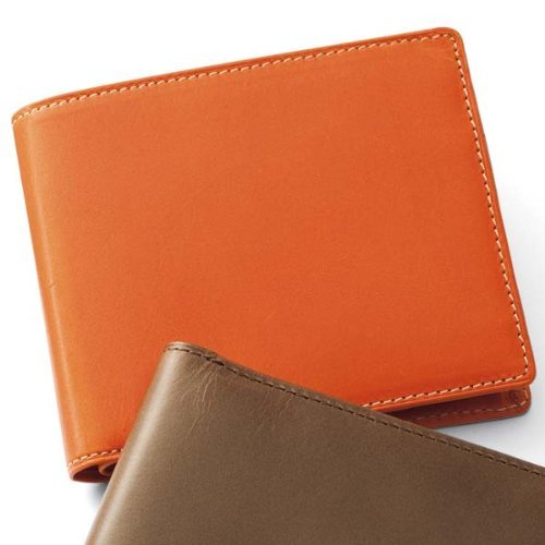 Amazon.co.jp: 二つ折り財布 イタリアレザー 男女兼用 ギフト BT 本革