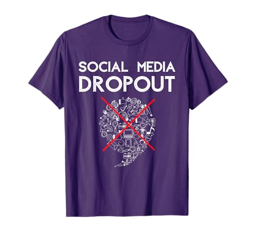 Social Media Dropout Delete Social Media Stop Fake News T-Shirt