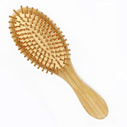 ULTNICE Natural Wooden Hair Brush Bamboo Massage Comb for Hair Care