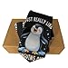 VAFZASC Ties for Men Boys Wedding Dance Prom, Fashion Skinny Neck Tie Cute Penguin