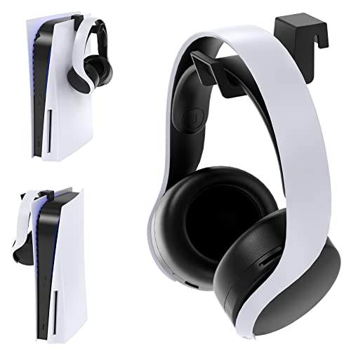FYOUNG Support de casque pour PS5, crochet pour PS5, support de casque pour PS5 - Noir