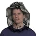 Mosquito Head Net - Bug Face Netting for Hats with Extra Fine Mesh/Fly Screen Holes - Ultimate Outdoor Protection from Bugs, No-See-Ums & Midges. Chemical Free. Includes Free Carry Pouch.