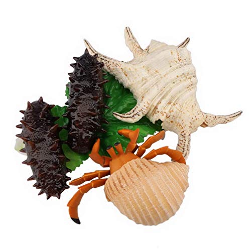 Gresorth 2pcs Artificial Sea Cucumber Decoration Fake Trepang Animal Fish Toy Home Kitchen Shop Restaurant Show