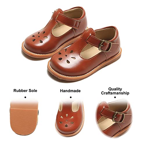 Image of Felix & Flora Toddler Little Girl Mary Jane Dress Shoes - Ballet Flats for Girl Party School Shoes