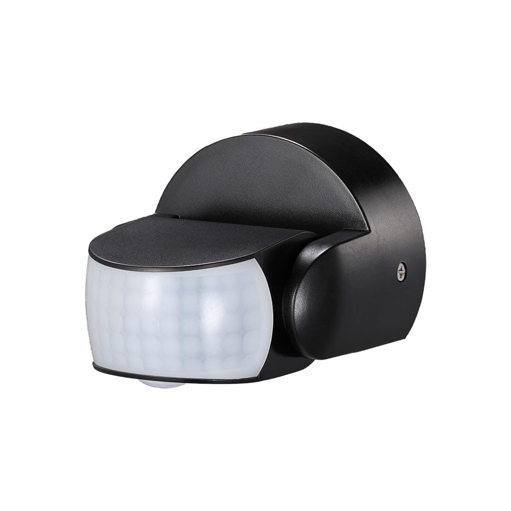 Capteur de mouvement infrarouge LEDLUX CL6611B IP65 noir pour mur et plafond