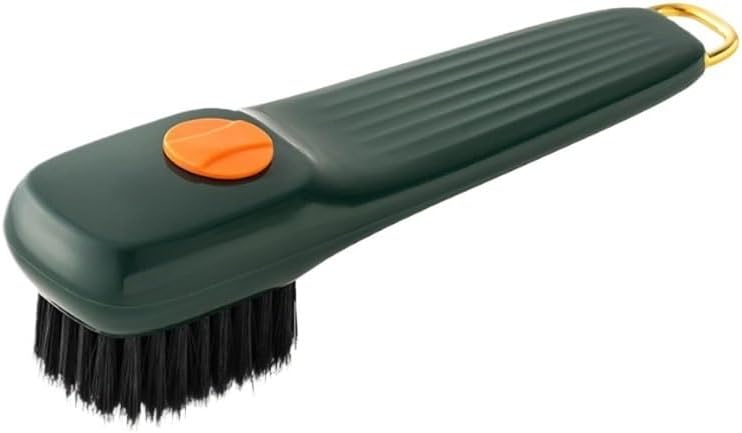 Press Type Automatic Liquid Filling Shoe Brush with Soft Hair Cleaning(OneColor)
