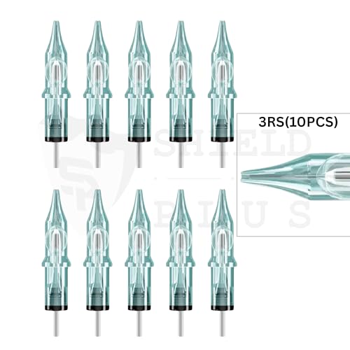 Image of 5RS Round Shader Tattoo Cartridge Needles - Disposable & Sterile (10-Pack)