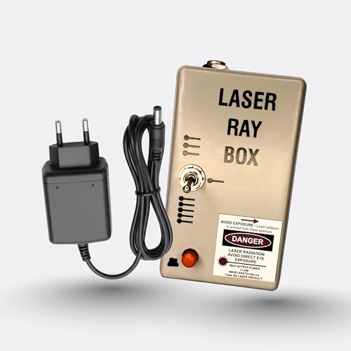 Image of SBT Ray box with Adaptor | Ray Box with 5, 3 & 1 Light Beam configration in Red Colour | Light and Optics Class Demo Kit SBT (Class 9-12)