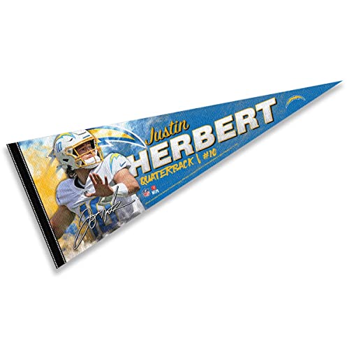 Drapeau Los Angeles Chargers Herbert WinCraft pour remplacer vos posters de sport usés