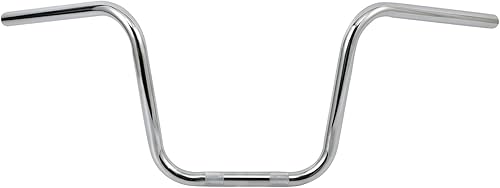 Miniatura 1 de 78" Drag Ape Hanger Manillar Fit Bobber Brat Cafe Chopper Custom Motocicletas Harley Sportster Cromo (10 pulgadas)