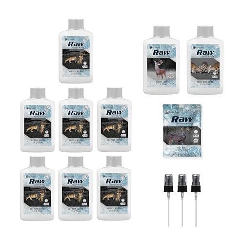 RAW Frozen Scents Rut Season Pro Package Deer Attractant Scent Scrape Lure