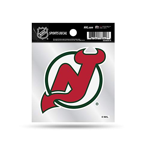 Rico Industries NHL New Jersey Devils Retro 4''x4'' Small Style Decal