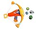 Little Tikes My First Mighty Blasters Arco Arancione con 4 morbidi power pod, per divertirsi al chiuso o all'aperto. Giocattolo per bambini dai 3 anni in su.