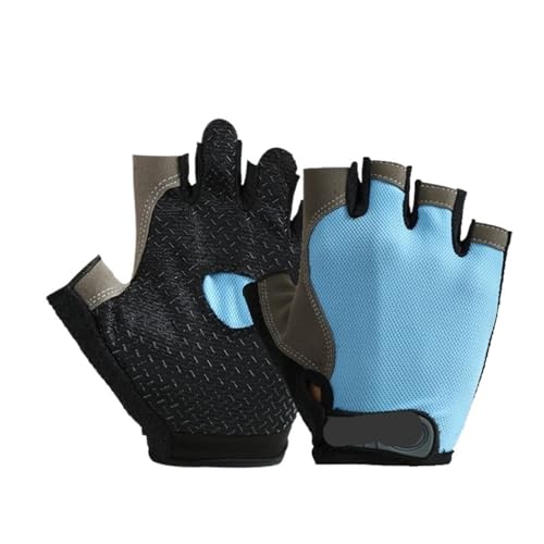 WUYXTO Guantes de Medio Dedo Transpirables y Antideslizantes for Fitness, Ciclismo, Gimnasio, Verano, for Hombre Mujer para Fitness(Color5,XL)