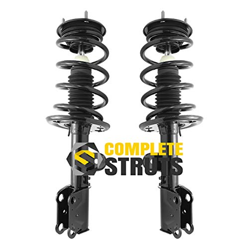 COMPLETESTRUTS - Front Quick Complete Strut Assemblies with Coil Springs Replacement for 2013-2019 Ford Flex - Set of 2