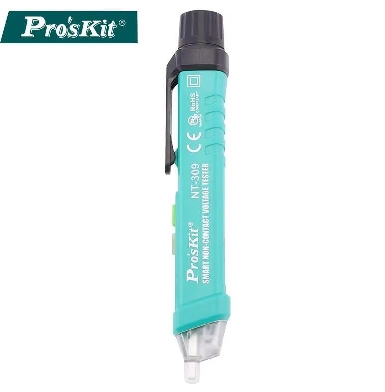 Vista 4 de Proskit NT-309-C Pluma de electrometro inductivo multifuncional para comprobar puntos de interrupción electricista pluma electroscopio sin contacto
