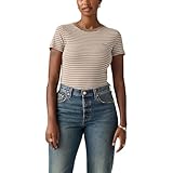 Essential Hm Ss Tee Mila Stripe Pine Bar