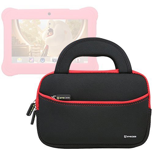 Evecase Alldaymall 7 Inch Android Kids Tablet Sleeve Case, Neoprene Slim Briefcase w/ Handle