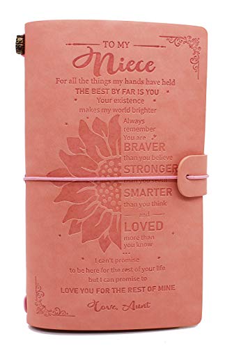 Journal en cuir haut de gamme pour l'écriture créative rose