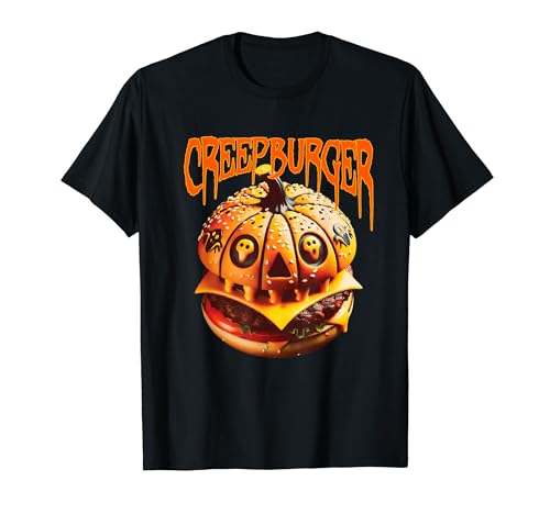 Creepburger Halloween Costume Cheeseburger T-Shirt