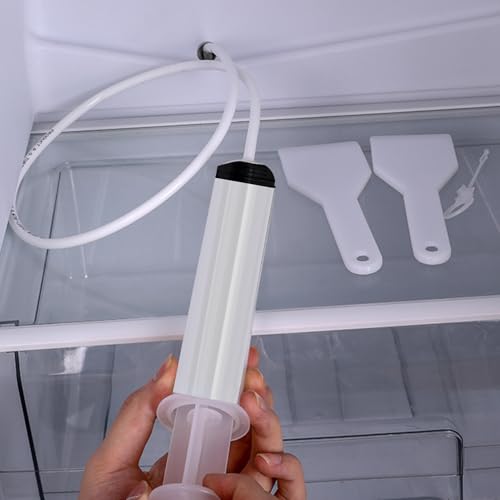 Kühlschrank Reinigungsset, 5 Stück Kühlschrank Abfluss Reinigung, Kühlschrank Reinigungswerkzeug, Wiederverwendbar Edelstahl, Abflussreiniger Für Entblocken Abflusslöchern Kühlschränke