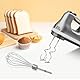 HAPPOW Handmixer für Kitchenaid KHM3 KHM5 KHM7 KHM9 KHM926 KHM7210 KHM512 KHM312 KHM920 KHM720 KHM53, Zubehör für Kitchen Aid Handrührgerät, mit 2 Knethaken,1 Ersatz-Ei-Schläger, Edelstahl Material