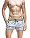 Produktbild KasenA Badehose für Herren Kurz Schnelltrocknend Strandshorts Trainingshose Verstellbarem Tunnelzug Grau L
