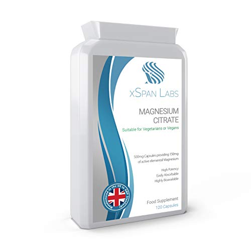 Magnesium Citrate 500mg Capsules (120 Count)