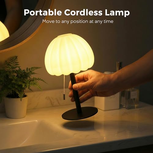 Image of IP65 Waterproof Shower Lamp, Rechargeble Bathroom Lamp with 16 Color Changeable, Cordless Outdoor Table Lamp with Touch&Remote Control Dimmable, LED Desk Night Light for Inside Shower, Bedroom, Patio