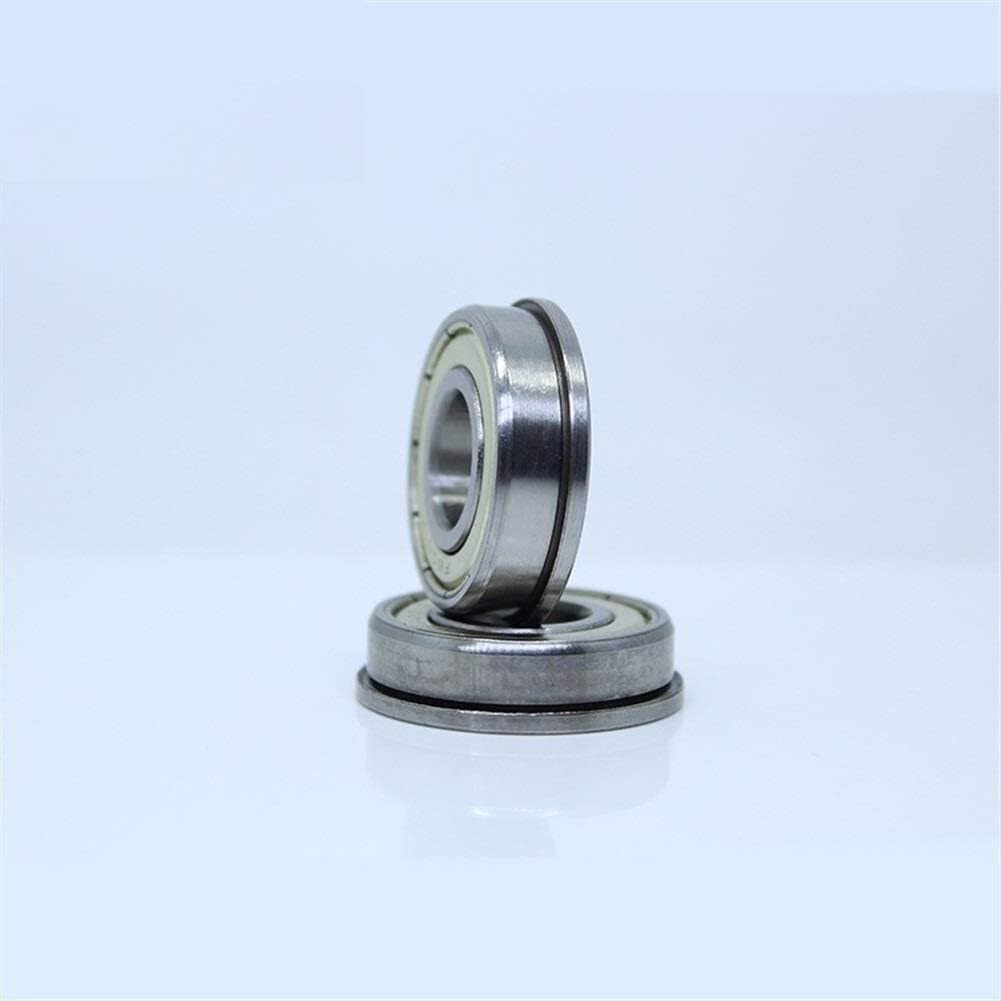 Rodamientos Sellados, TMP1105 Rodamientos de bolas con brida F6001ZZ Rodamiento 12x28x8 mm ABEC-1 rígidos bridas F6001 Z ZZ