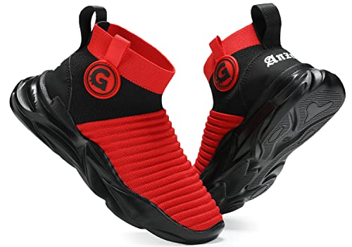 Santiro Boys Sneakers Girls Slip on Shoes Fashion High Top Athletic Shoe4