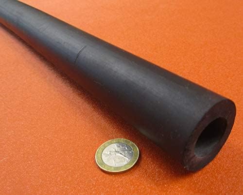 Black Neoprene Round Tube 75A 1.50" (1-1/2") OD x .875" (7/8") ID x 36" Length 1 pc