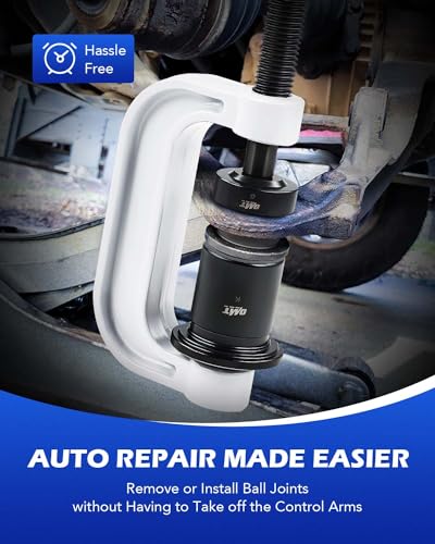 Image of Orion Motor Tech Ball Joint Press Kit, Heavy Duty Ball Joint Tool with 4x4 Adapters, Ball Joint Removal Tool Kit for Most 2WD and 4WD Cars and Light Trucks