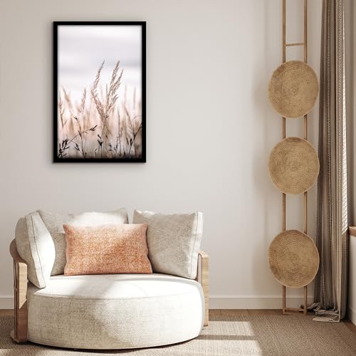 Americanflat 19x30 Picture Frame with Polished Plexiglass - Black Picture Frame - Wide Photo Frames Made of Engineered Wood for Vertical or Horizontal Wall Display - Epic Collection - Black