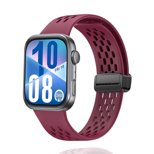 [AnnTec] �o���h For HUAWEI Watch Fit 5 Pro/Fit 5 / Fit 4 Pro/Fit 4 / Fit 3 �o���h �����x���g �R���p�`�u�� �t�@�E�F�C�o���h �����o���h �V���R���� �}�O�l�b�g�N���X�v �h�� �ʋC�� �_