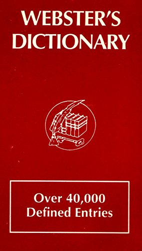 Webster ' s Dictionary (Vest Pocket Edition) 1879424339 Book Cover