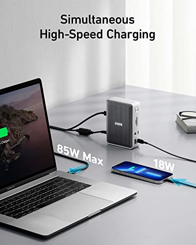 Anker 577 Docking Station (13-In-1, Thunderbolt 3) 85W Charging For Laptop, 18W For Phones, 4K Dual Display, 10 Gbps Usb-C Data, Ethernet, Audio, Sd 4.0 #TOP4
