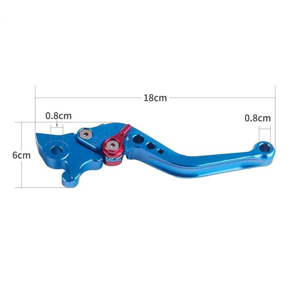 Kit Levier Embrayage Levier Frein Moto Pour Jog 100 Pour Jog-100 Pour Jog100 Moto Gauche Droite Avant Embrayage Poignée De Frein Levier Guidon Leviers Main(Silver)