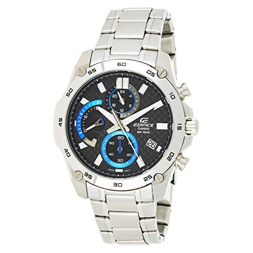 Casio Reloj Analogico para Hombre de Cuarzo con Correa en Acero Inoxidable EFR-557CD-1AVUEF